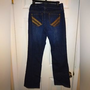 Chicos Platimum jeans size 1.5 braided pockets